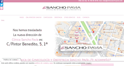 Desktop Screenshot of clinicasanchopavia.com