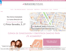 Tablet Screenshot of clinicasanchopavia.com